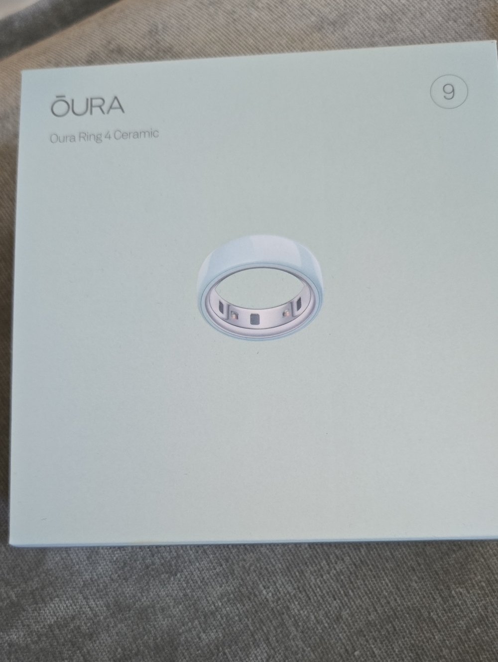 Oura Ring 4 Ceramic Green- Size 9